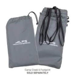 Alps Mountaineering Camp Creek 6-Person Gray/Red -US Camping Equipment Sales Shop camp creek 6 footprint