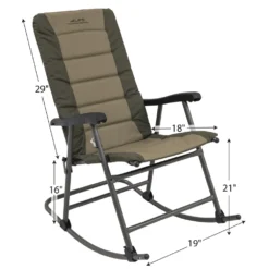 Alps Mountaineering Rocking Chair -US Camping Equipment Sales Shop rocking chair brown 2021 dimensions